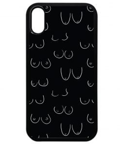 Black & White Boobs Case